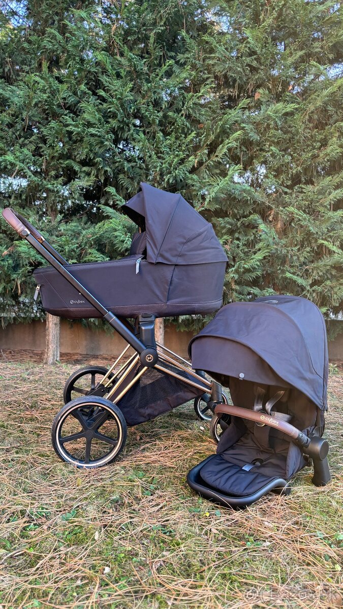 Cybex Priam 4.0. Rosegold Platinum Sepia Black