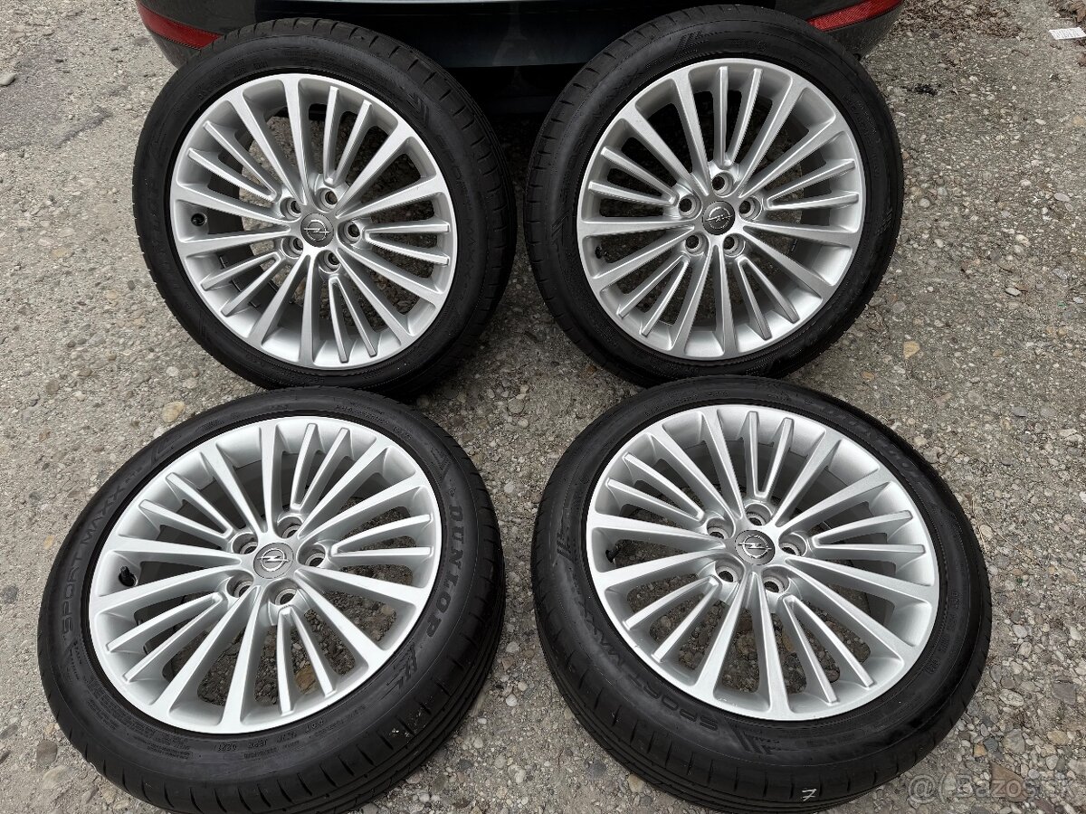 5x105 R17 original Opel Astra K letné pneu 7-7,5mm