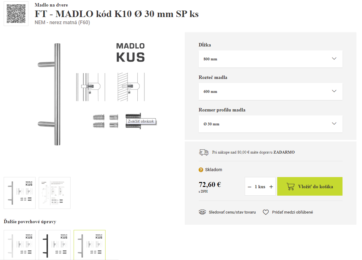 Madlo Wala INOX