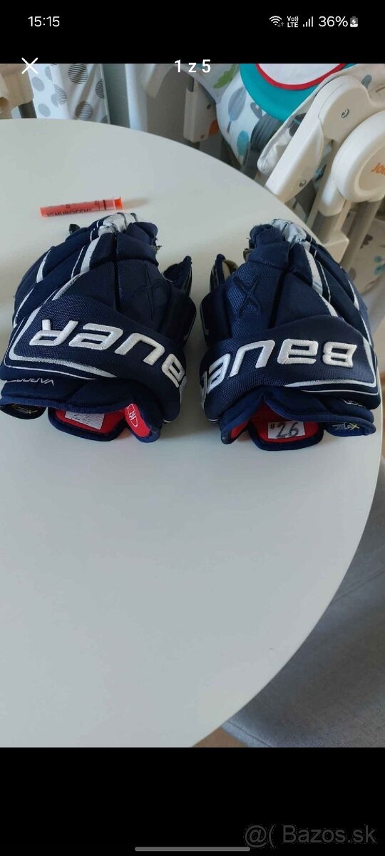 Hokejove rukavice Bauer Vapor 1 X Lite Pro