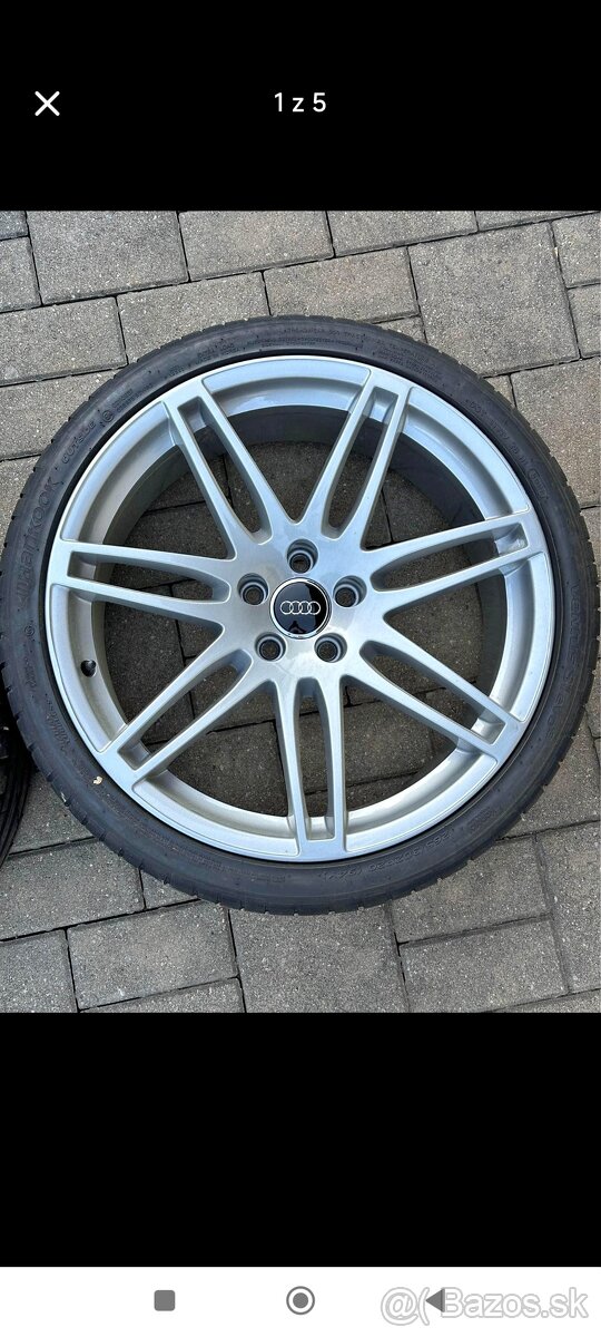 Audi speedline r20, 5x112, letní 265/30