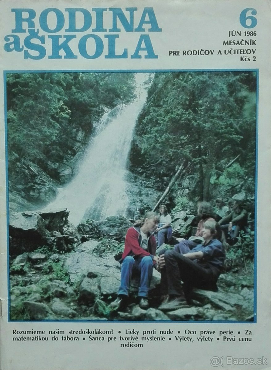 Rodina a škola 6 - 1986 starý časopis