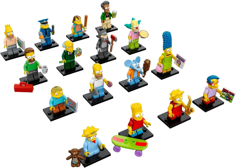 Lego minifigurky The simpsons 1 a 2 seria