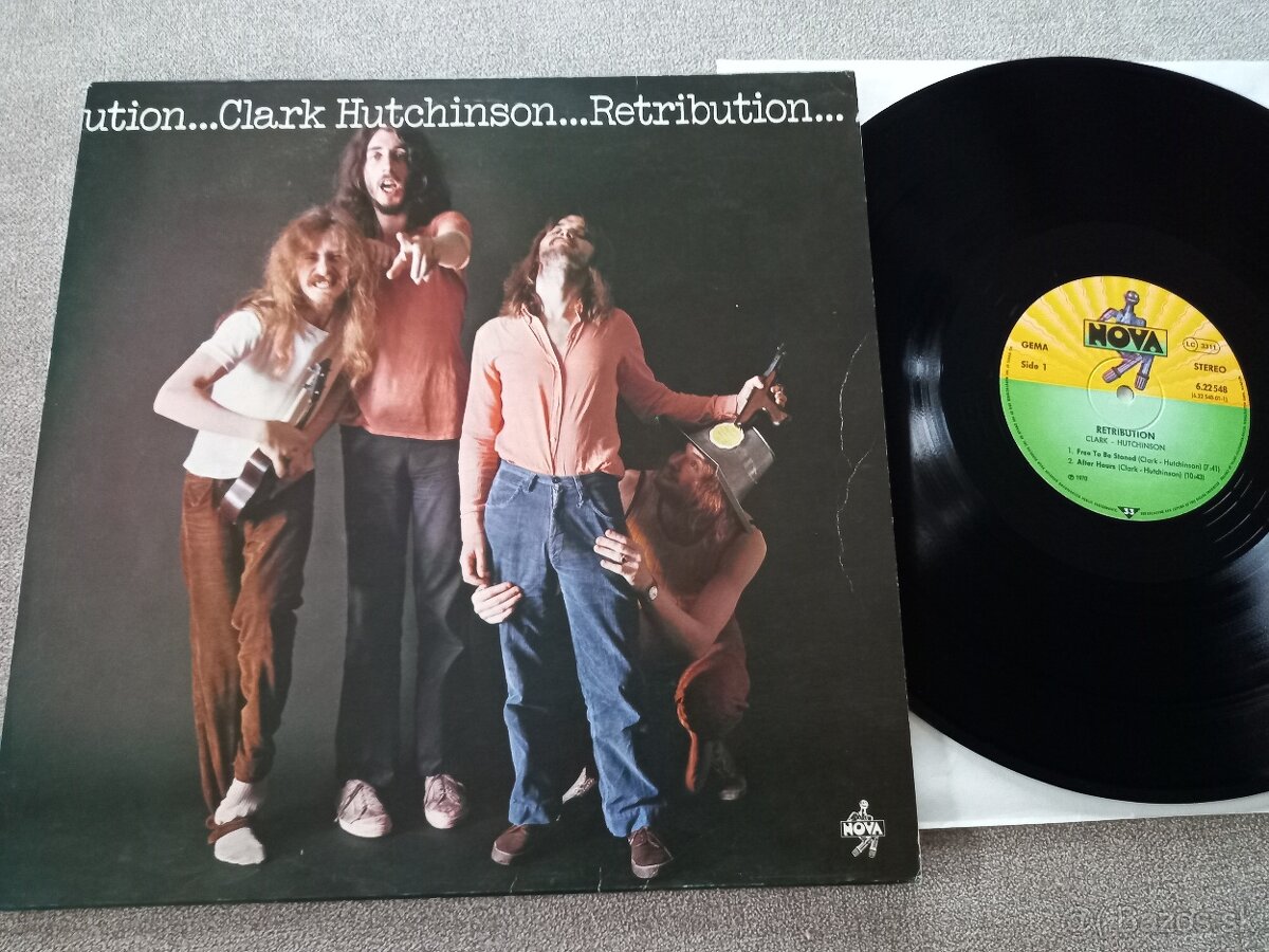 CLARK  HUTCHINSON  „Retribution“ /Nova 1970/mega rare hard r