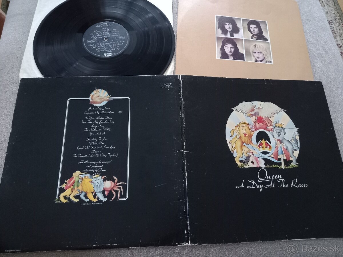 QUEEN  „A Day at the Races „ /EMI 1976/rozkl. obal+orig vnut