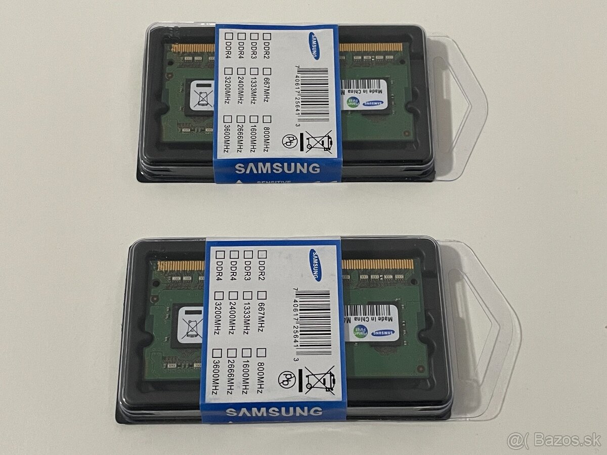 Samsung 2 x 4GB DDR3L SODIMM 1600 Mhz