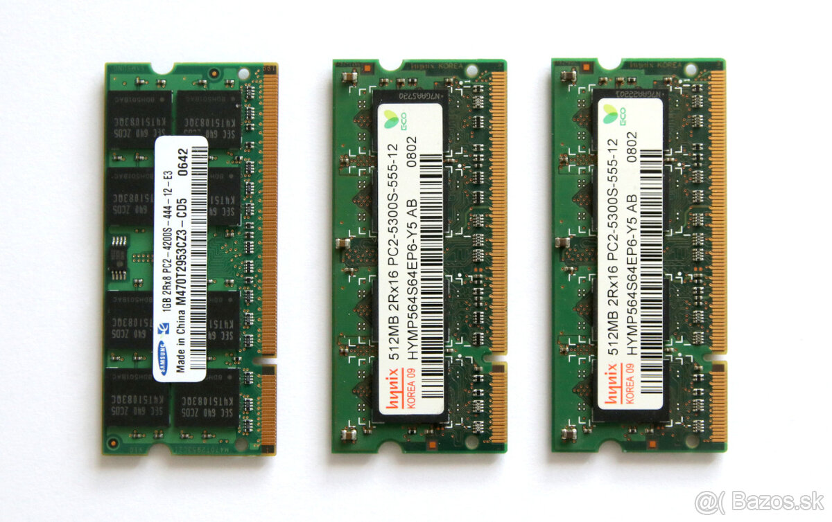 SO-DIMM DDR2 512MB, 1GB pre starý notebook