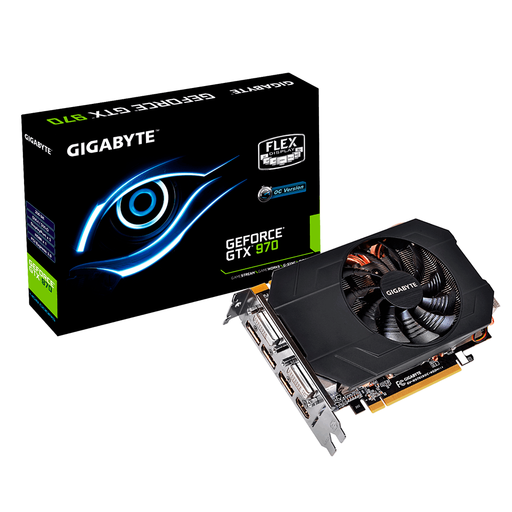 GIGABYTE Grafická karta GTX 970 MINI Gaming 4GB