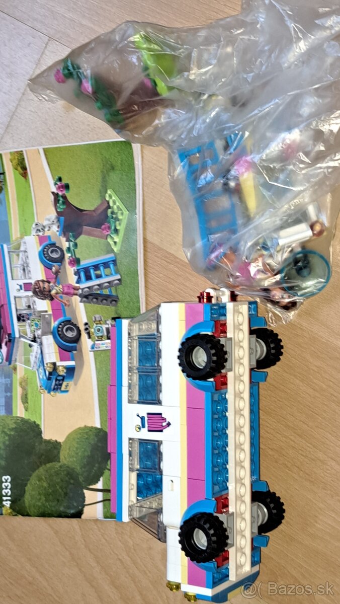 Lego friends  meteorologicke auto