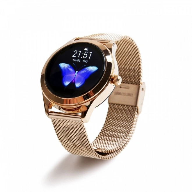 Smart watch hodinky oro smart lady gold