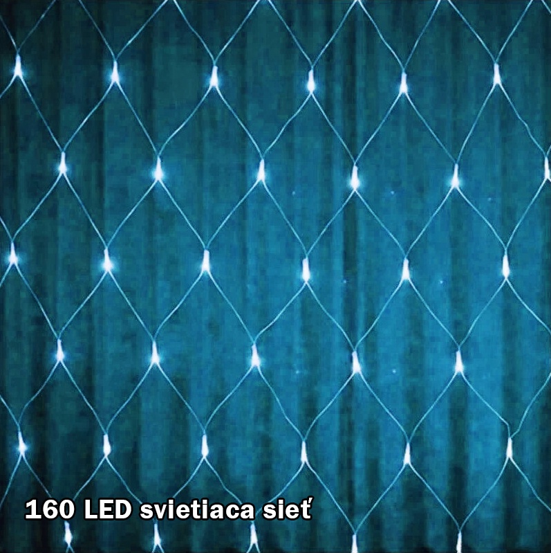 160 LED svietiaca sieť 3,2x1,5m