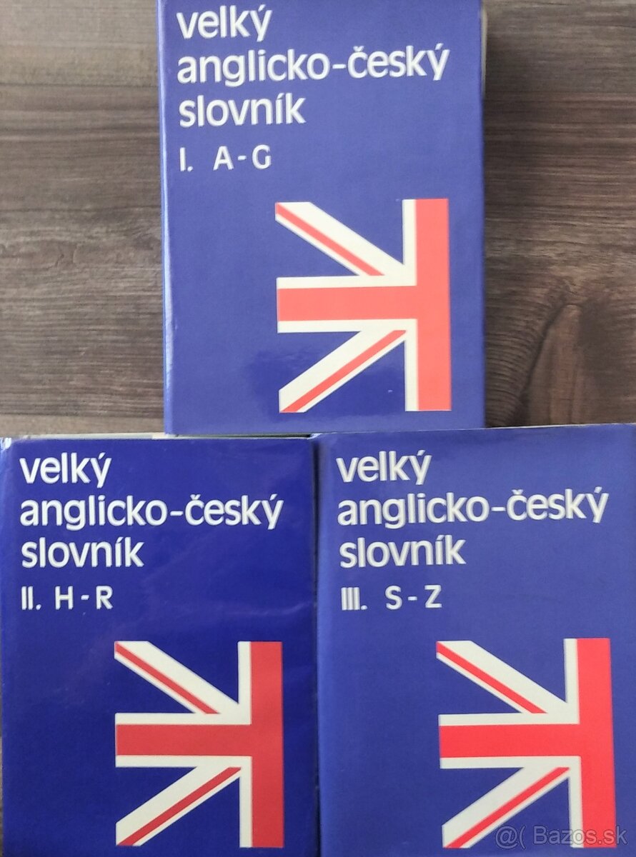 Veľký anglicko-český slovník 3 diely