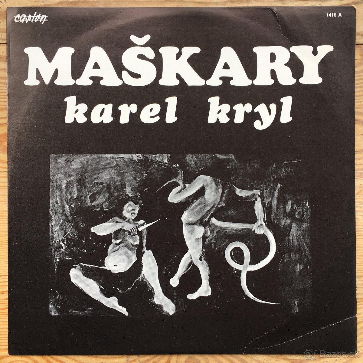 LP Karel Kryl Maškary CASTON 1970 EXIL