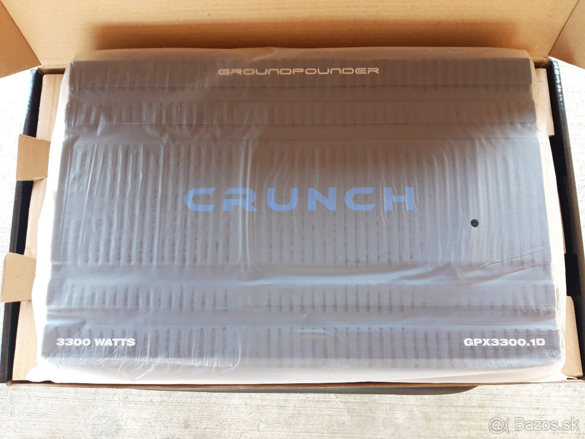 CRUNCH GROUNDPOUNDER - zosilňovač 1x1650W RMS/1Ohm