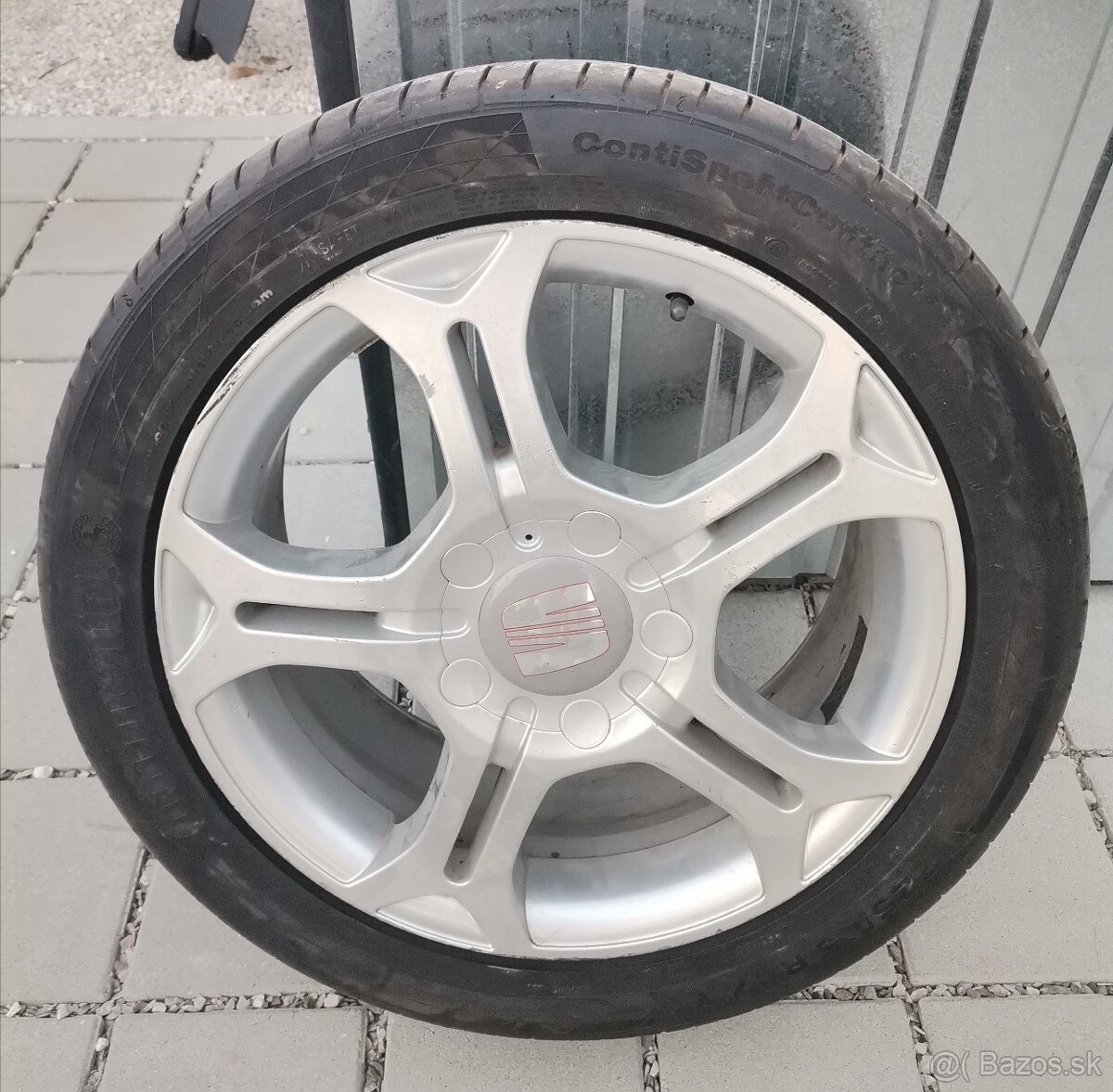 Alu disky 5x112 R17 + 225/45 R17 letné pneumatiky