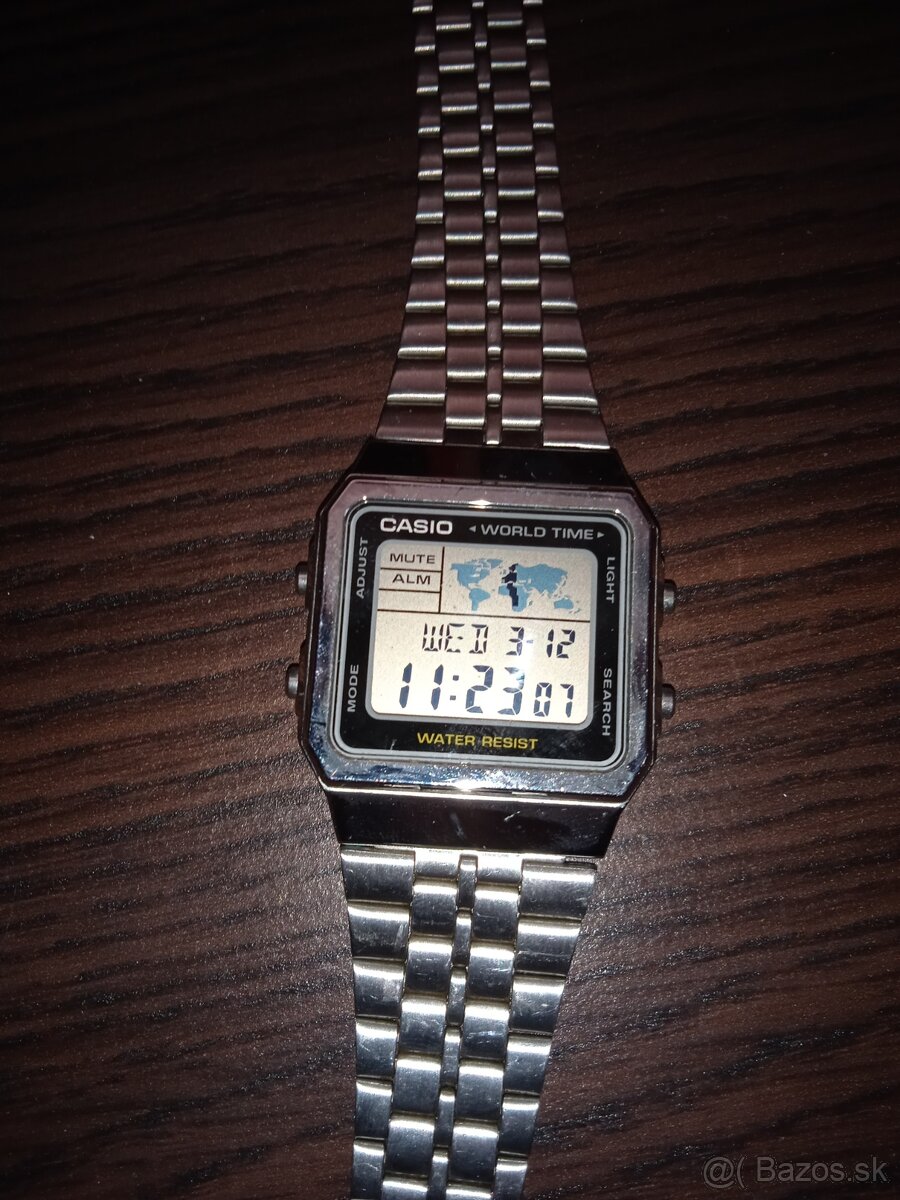 Casio hodinky world time