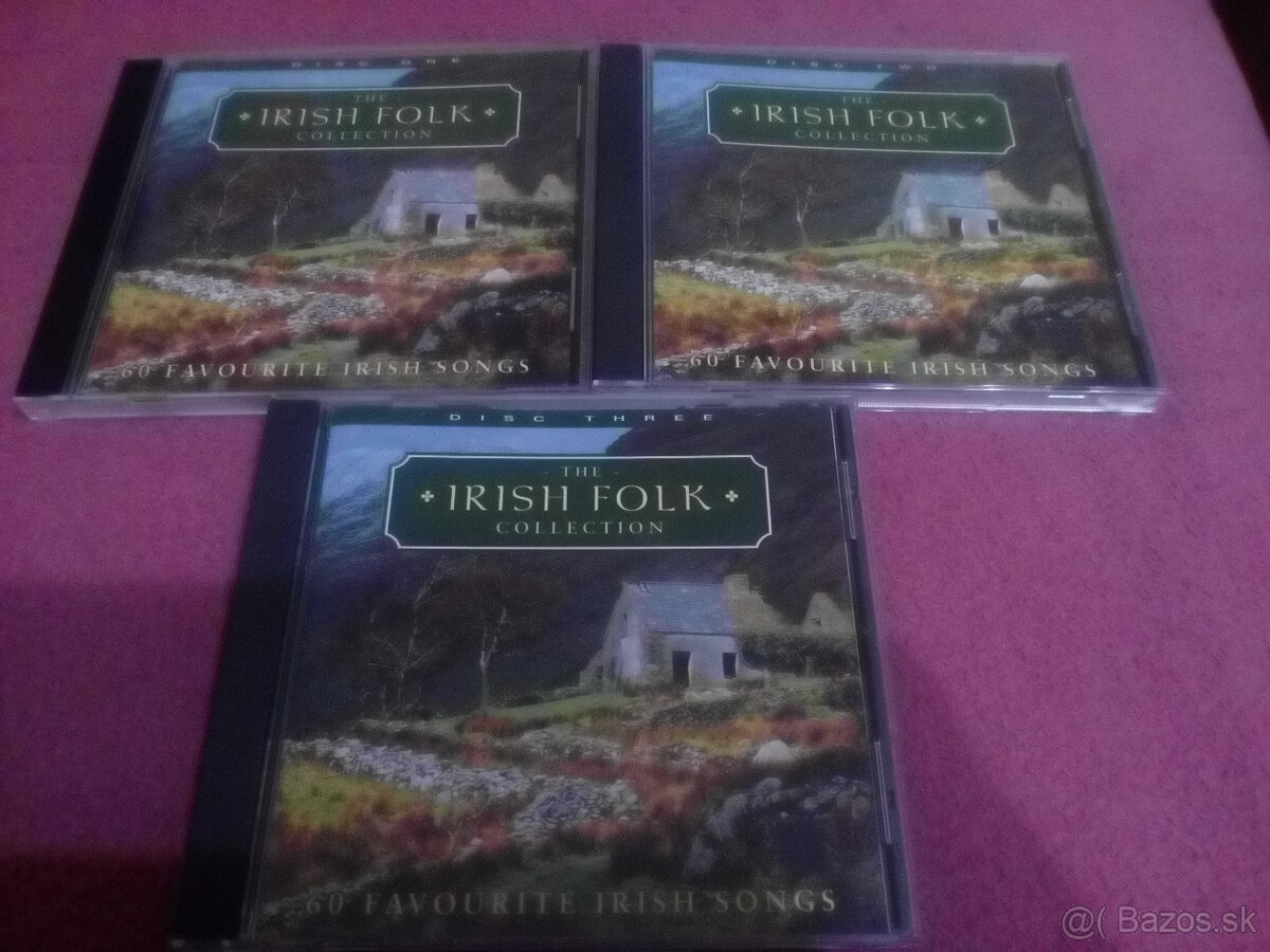 Irish folk na 3x CD za 6.-€.