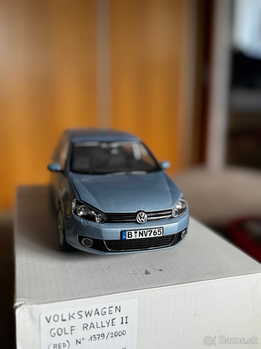 Vw golf 6 blue Shark 1:18