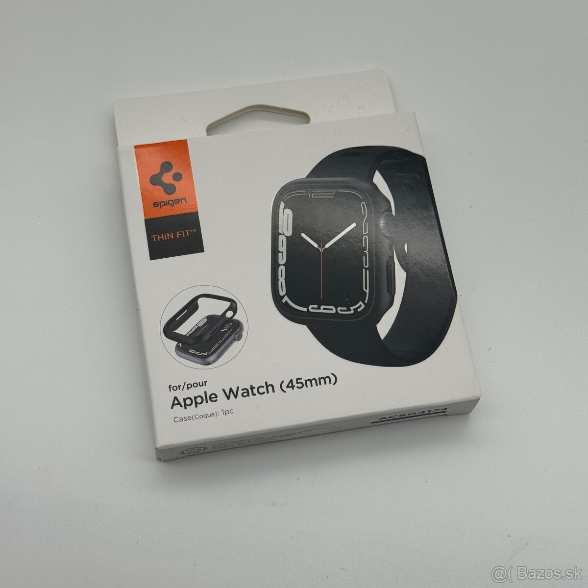 Kryt Spigen na Apple Watch 45mm - Silver / Black