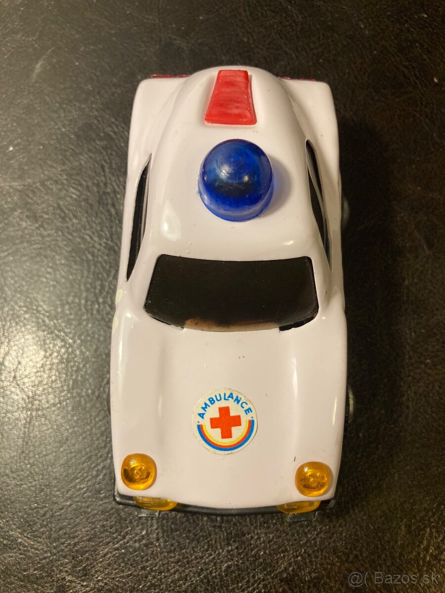 retro auto ambulance