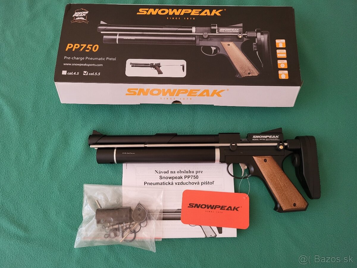 Pcp pištoľ Snowpeak PP750 5.5mm