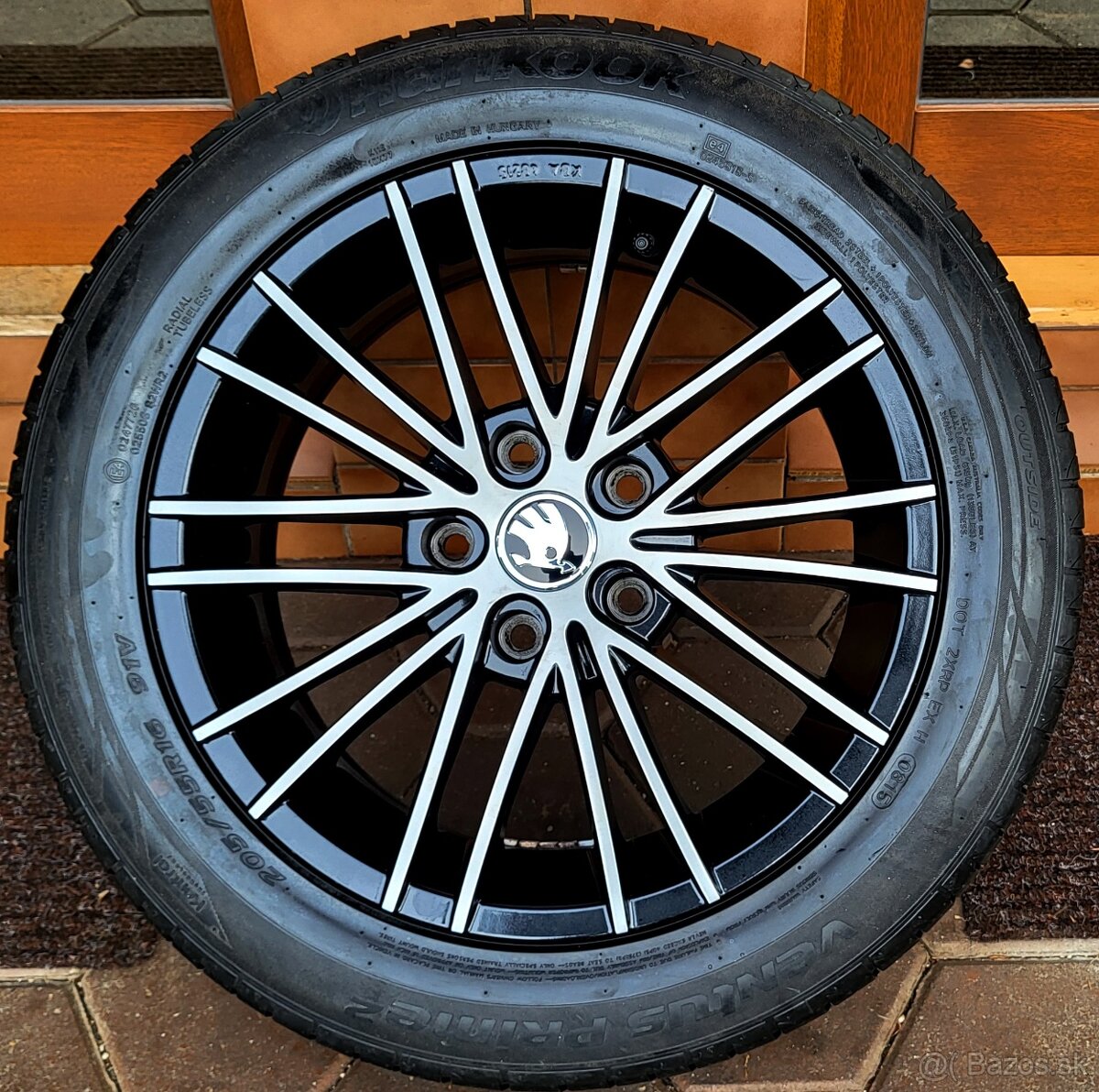 alu R16 5x112, letné pneu 205/55, VW, Škoda, Seat, Audi, MB