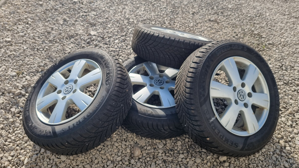 zimné pneumatiky.195/65 R15 +elektrony vw golf 5 -