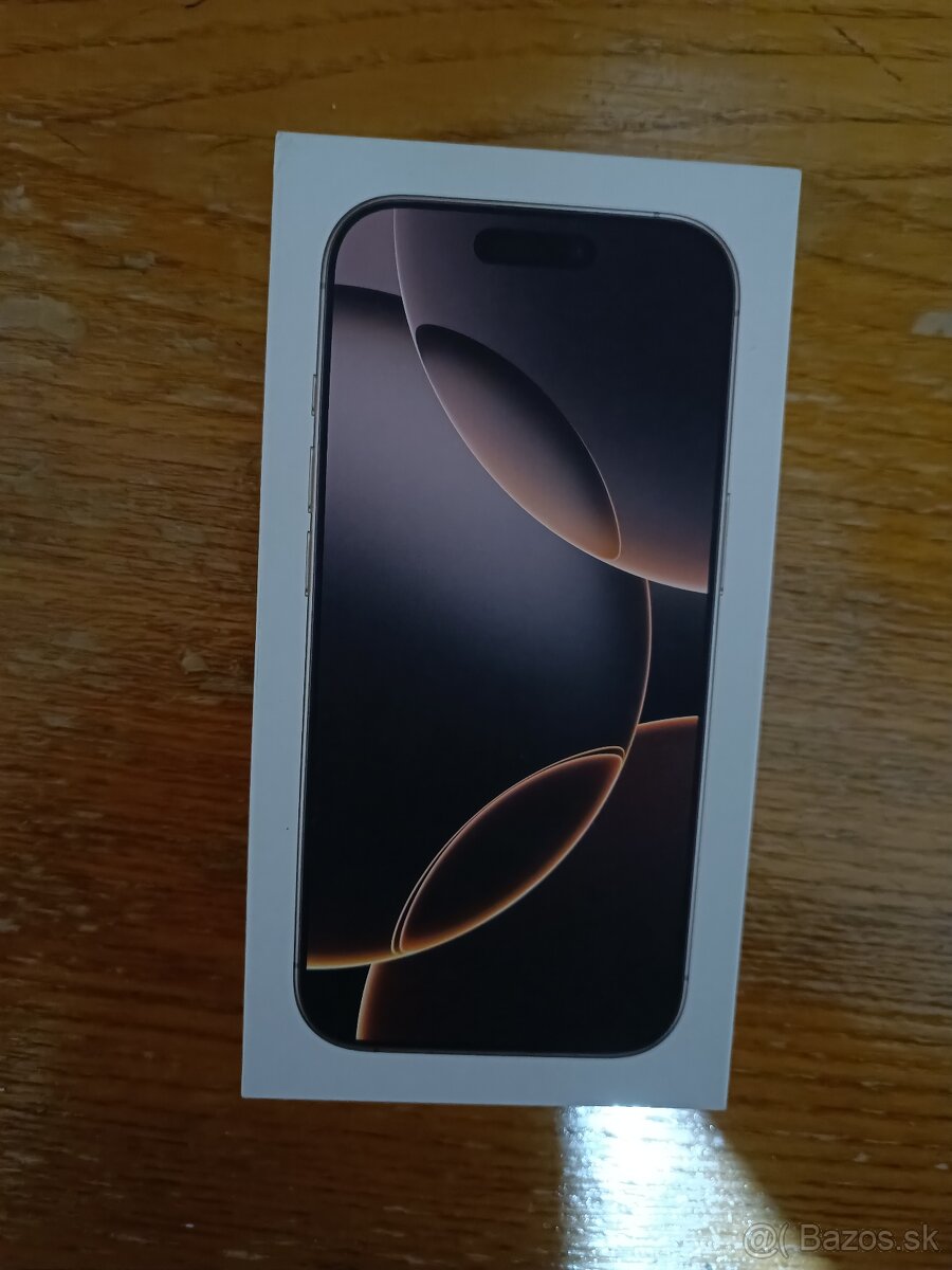 Apple iphone 16 pro 256gb desert titanium neotvoreny