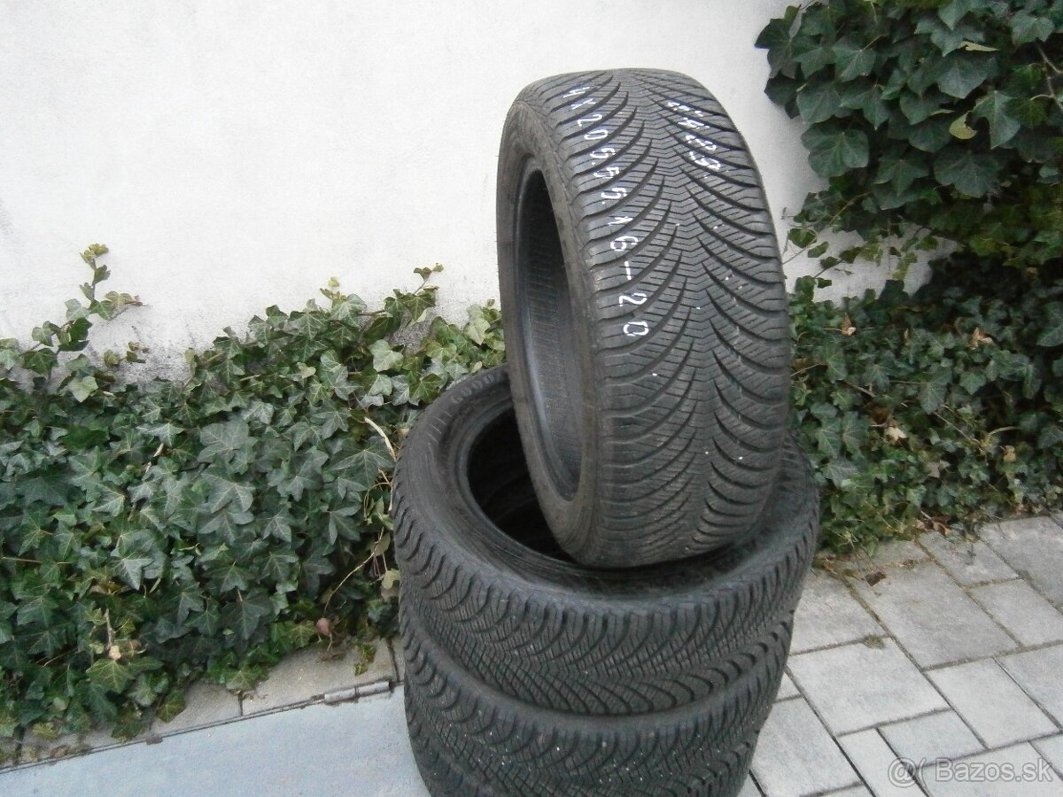 Predám 4x celoročné pneu Goodyear 205/55 R16 94HXL