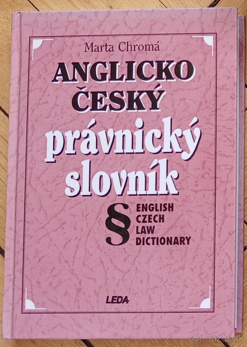 Anglicko český právnický slovník