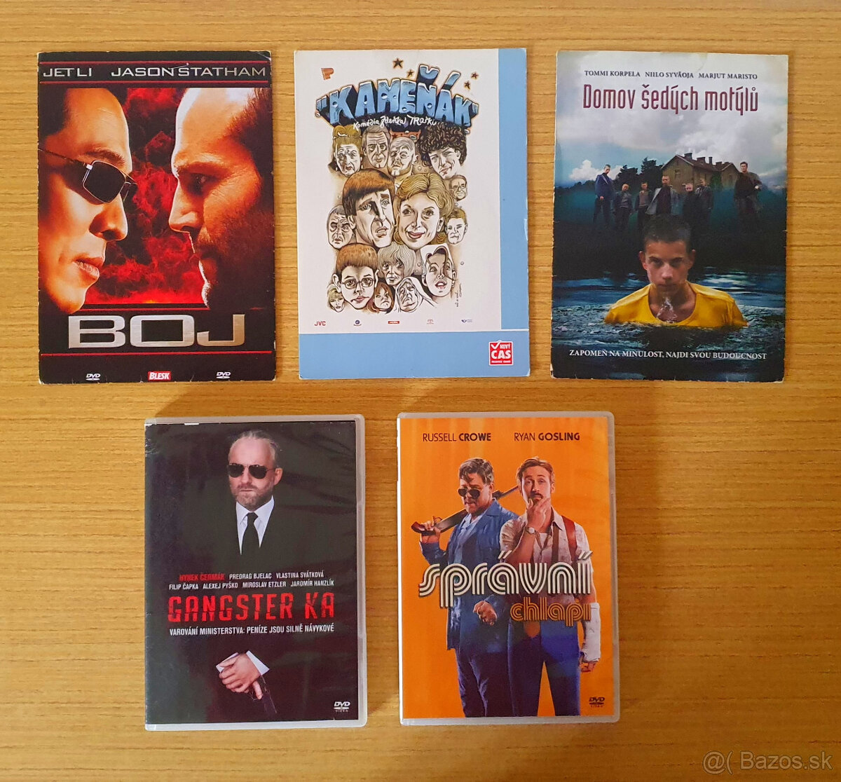 5 kusov DVD spolu za 1 EUR.   -