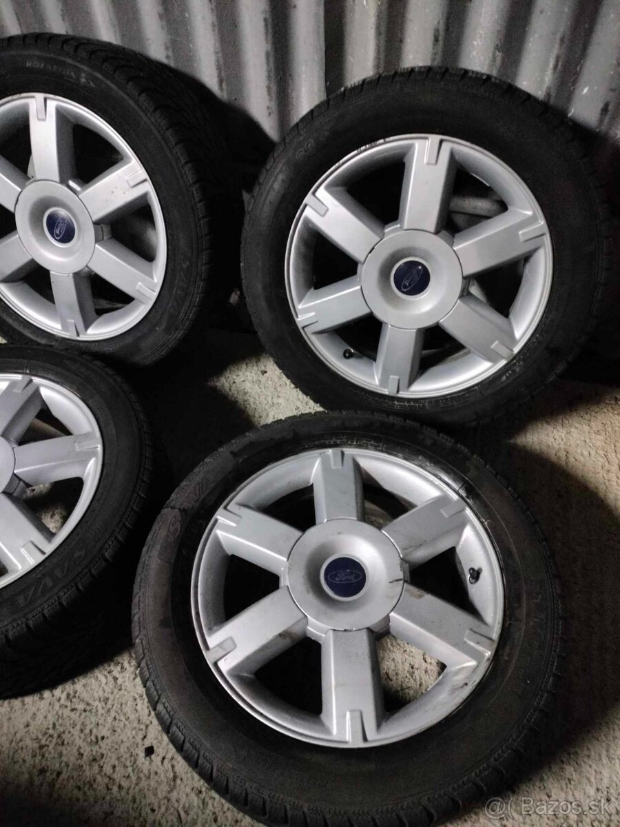 4ks alu disky orig. Ford 5x108 r16 pneu 205/55 r16