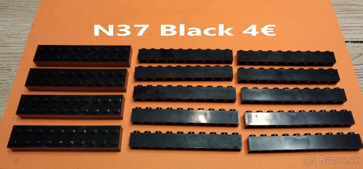 N37 Lego® Diely, Black (ako nové)