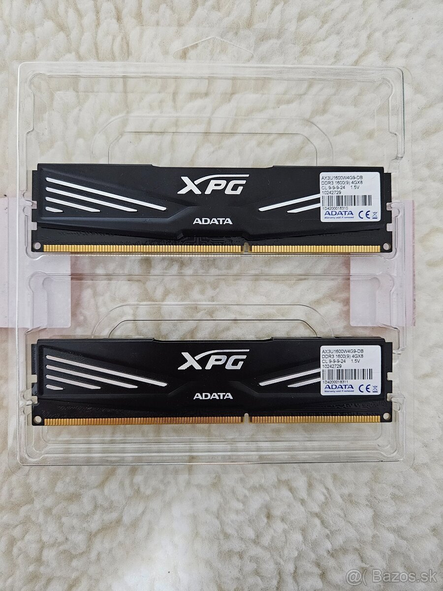 Predám DDR3 RAM 8GB 1600 MHz