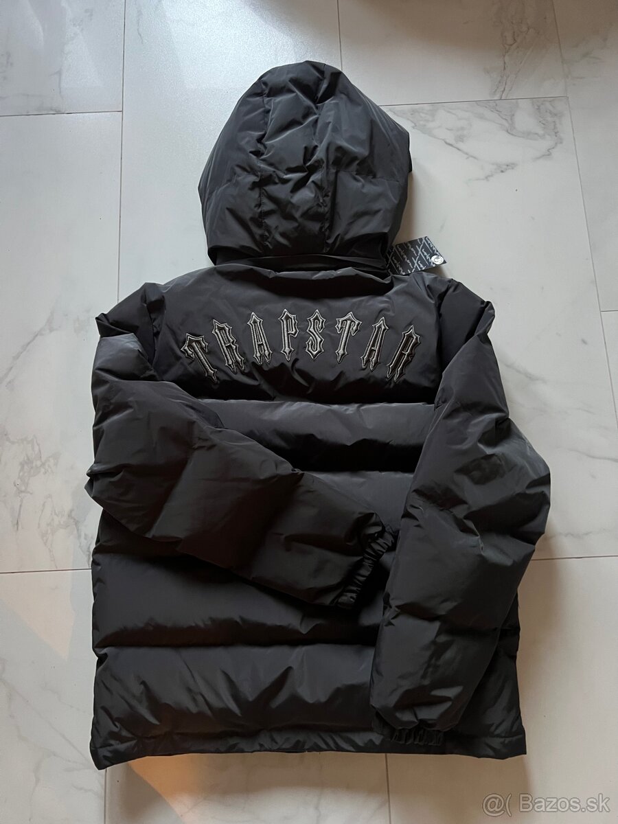 Trapstar Irongate Detachable Hooded PUFFER-Jacket Stone L/XL