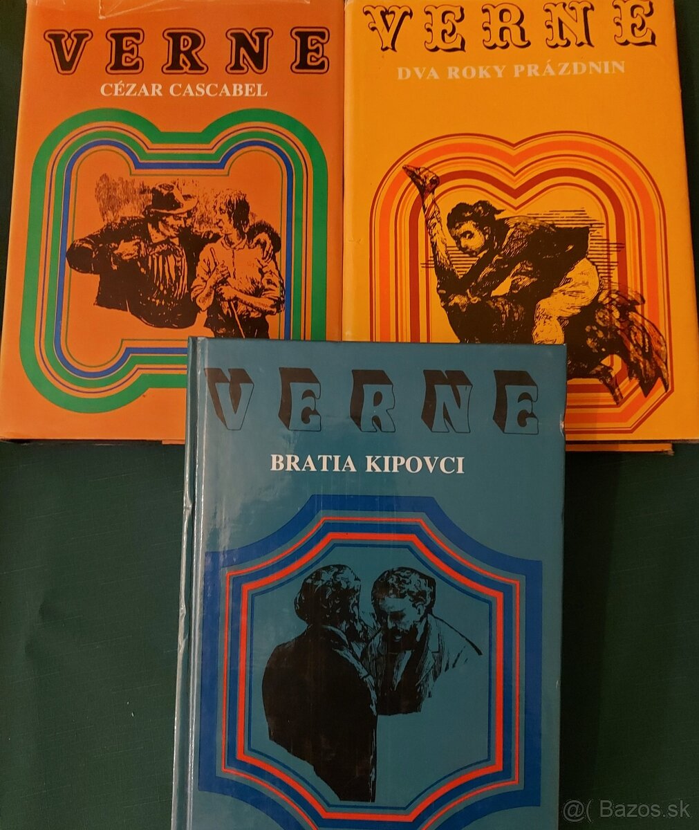 3xJules VERNE, Dva roky prázdnin, Bratia Kipovci, Cézar Ca