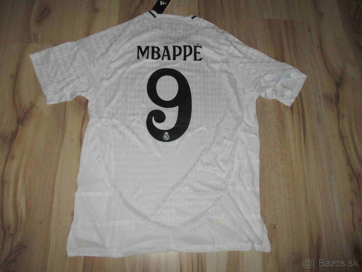 futbalový dres Real Madrid 2024/2025 Mbappé