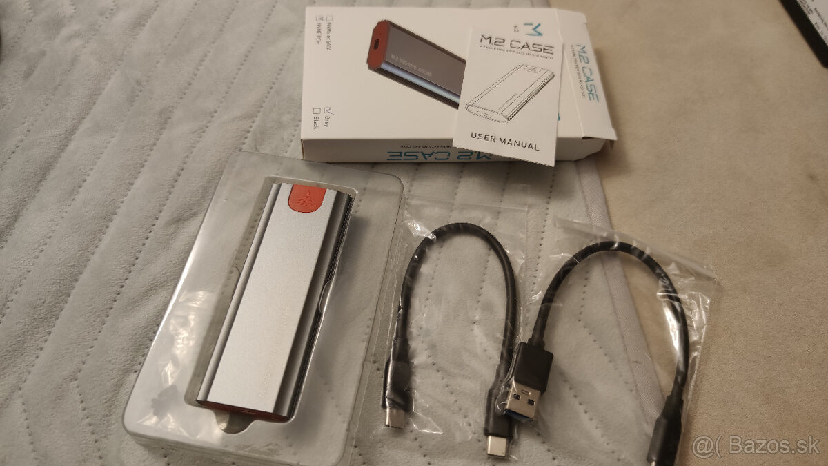 USB A/C ramcek na rychle NVMe SSD disky