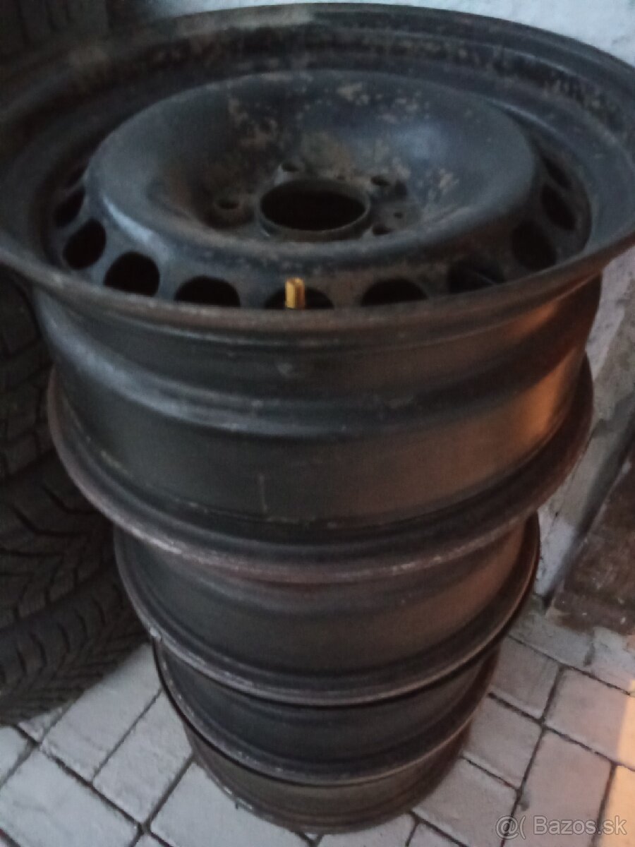 BMW E39 plechové disky 16" Cena za 4ks