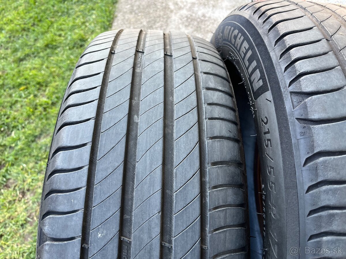 2ks. letné pneu. Michelin 215/55 r17 94W