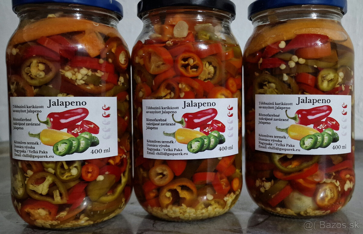 Zavárané Jalapeno, Domáca chilli omáčka