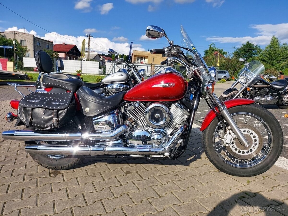 9000 km yamaha xvs 1100 dragstar custom vidieť ako nové