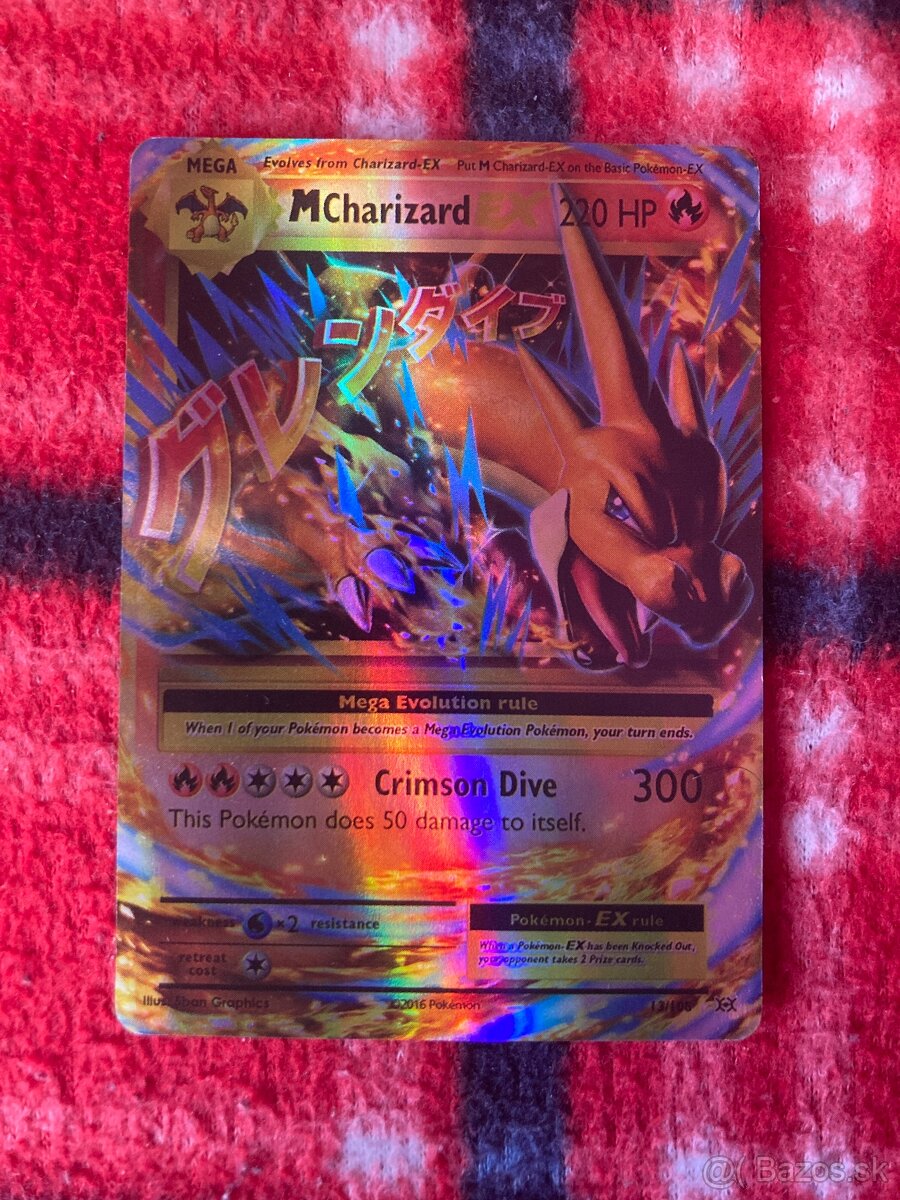 2014 Pokemon XY Evolutions M Charizard EX Holo.