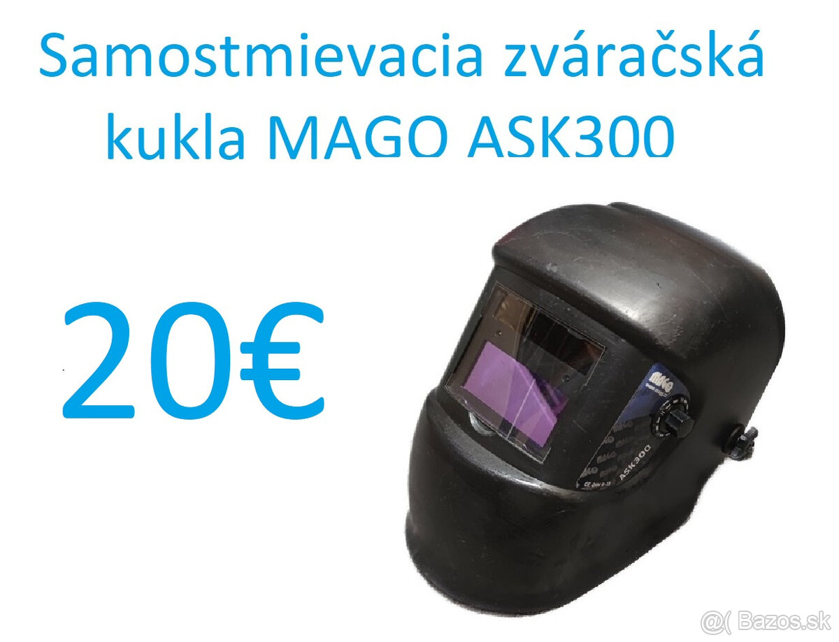 Samostmievacia zváračská kukla MAGO ASK300