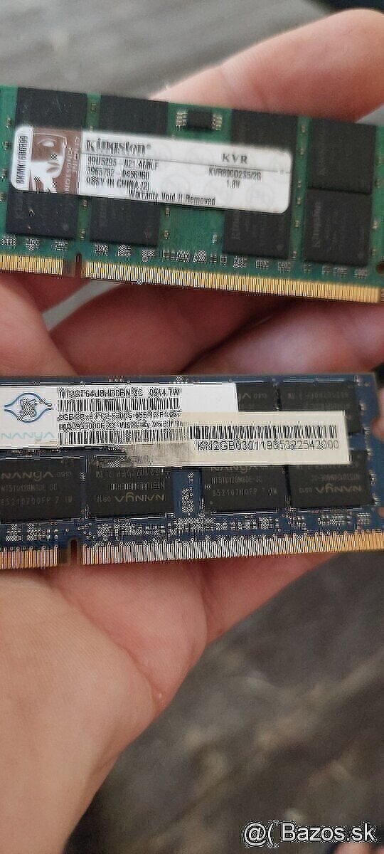 DDR 2 Pamate do notebooku 2x2GB