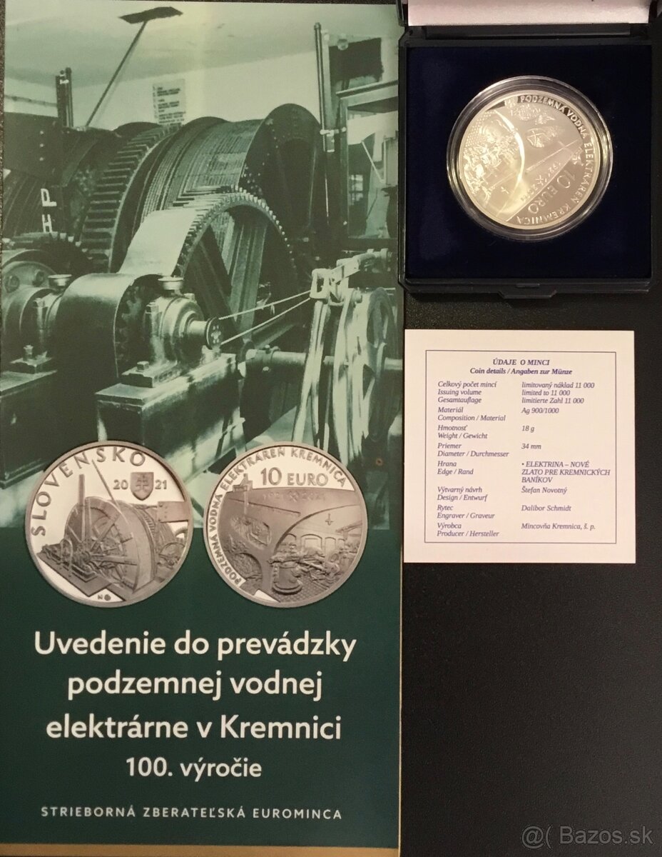 2021/10€ - Podzemná vodná elektráreň v Kremnici - PROOF