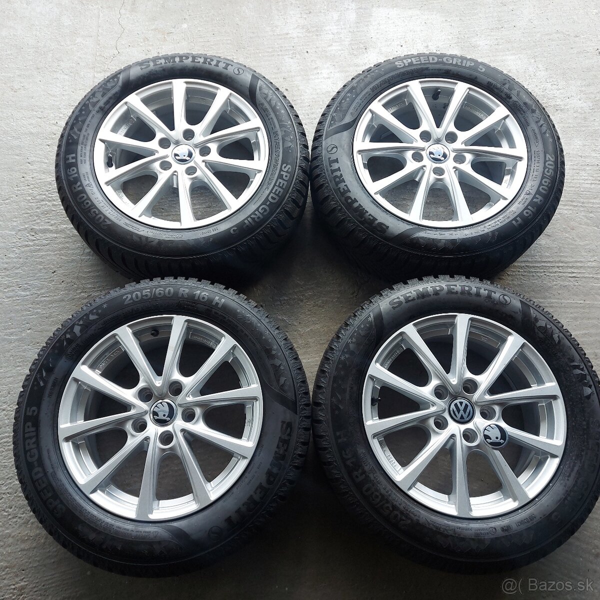 16"Elektróny Alutec Germany 5x112 Volkswagen Škoda zimné