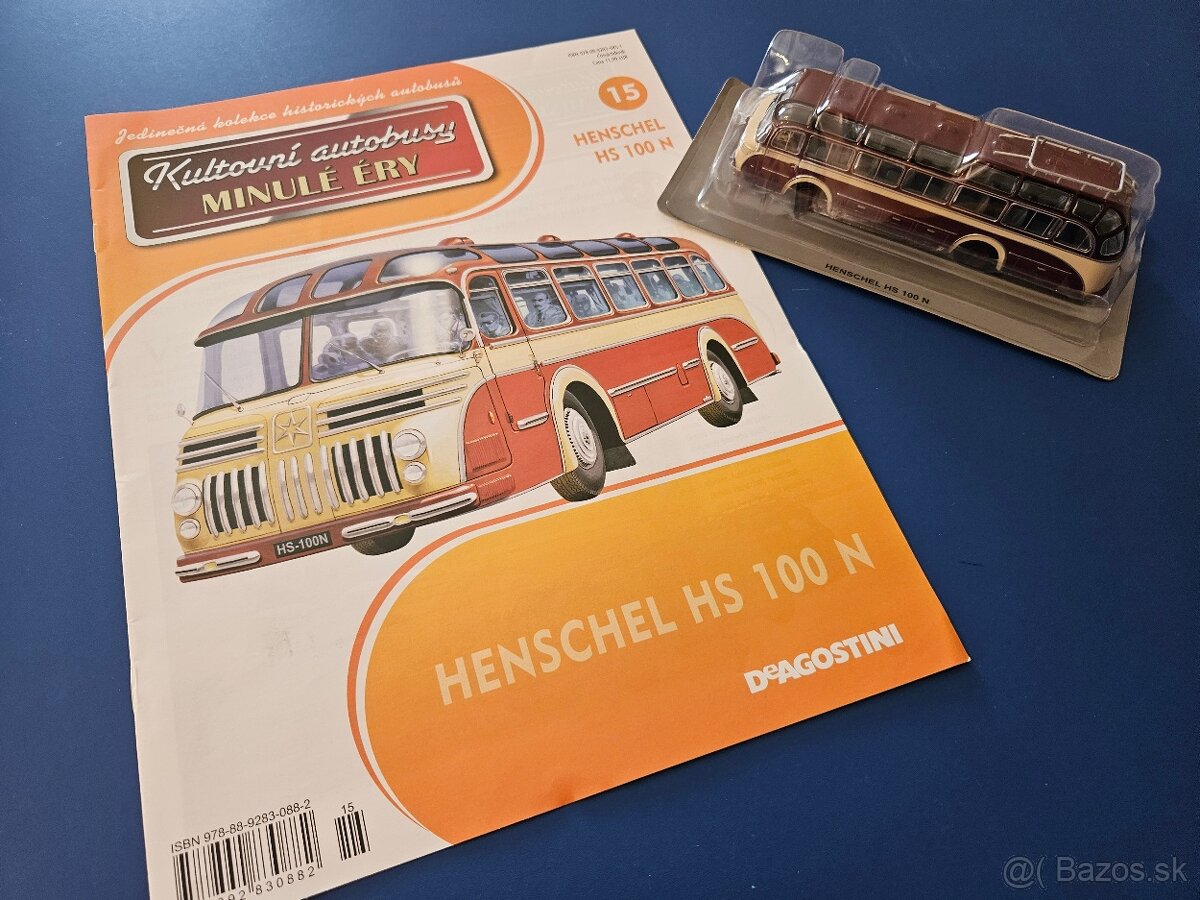 DeAgostini Henschel HS 100 N Kultovní autobusy #15 1:72