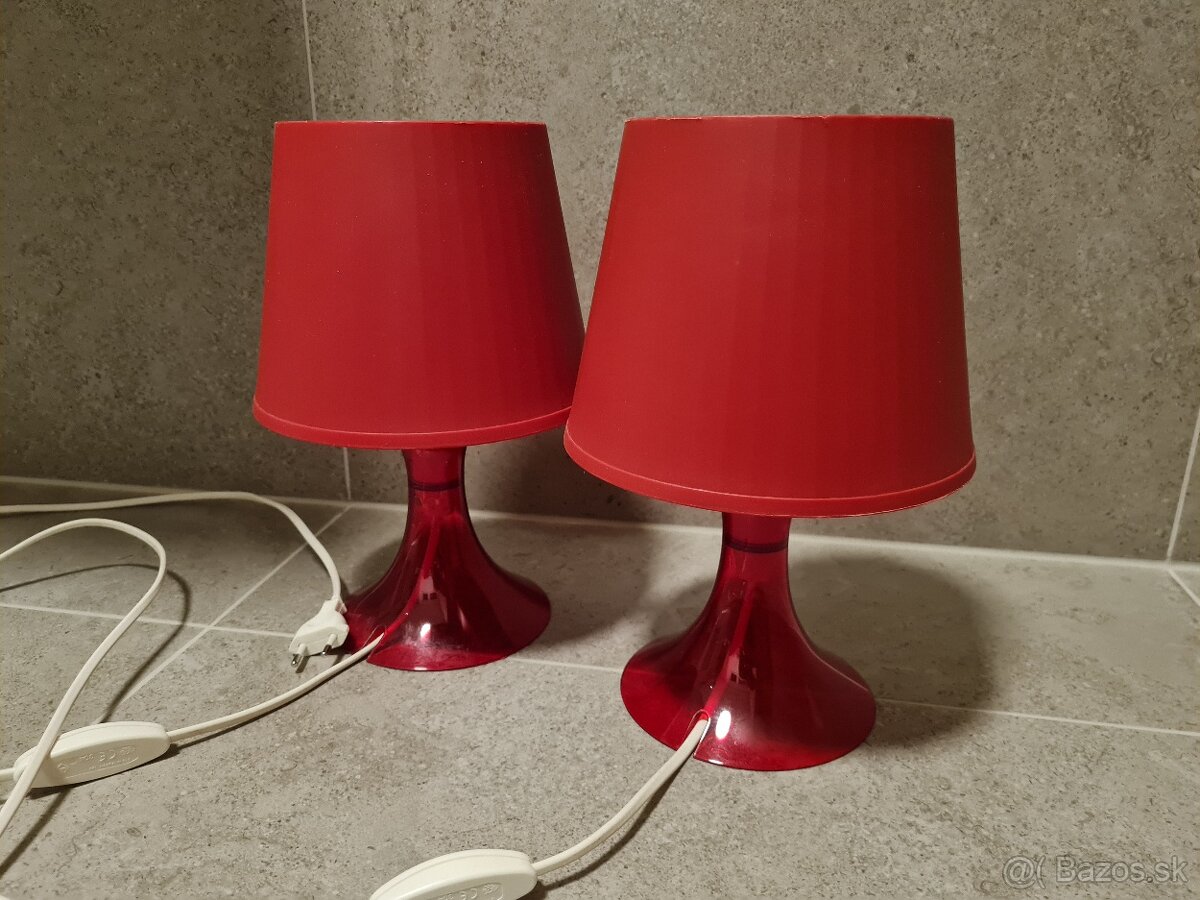 2x Ikea lampa LAMPAN sexy eroticky červená