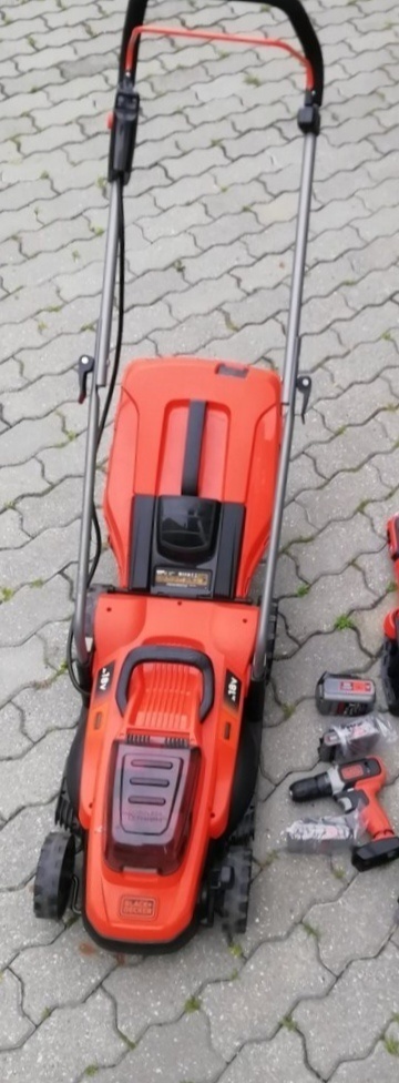 Black+Decker aku kosačku +šrobovačka